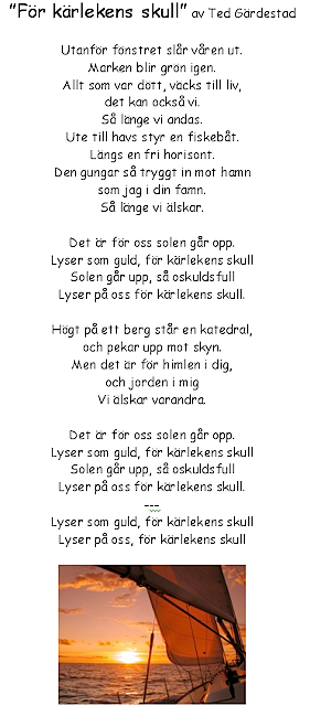 För kärlekens skull