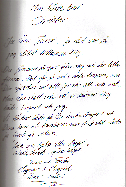 Från sin bror